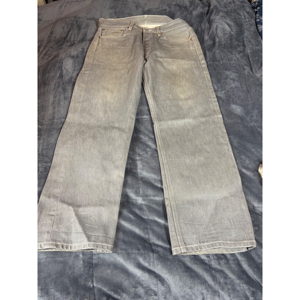 Levi's 501 XX‎ Original Fit Straight Leg Jeans Mens Size 33x30 Gray Denim